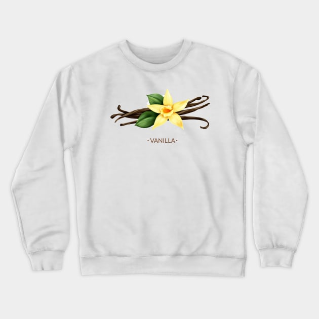 Vanilla Crewneck Sweatshirt by Mako Design 